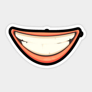 Smile Mouth Sticker